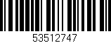 Código de barras (EAN, GTIN, SKU, ISBN): '53512747'