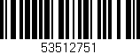 Código de barras (EAN, GTIN, SKU, ISBN): '53512751'
