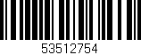Código de barras (EAN, GTIN, SKU, ISBN): '53512754'