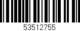 Código de barras (EAN, GTIN, SKU, ISBN): '53512755'