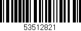 Código de barras (EAN, GTIN, SKU, ISBN): '53512821'