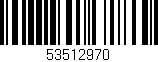 Código de barras (EAN, GTIN, SKU, ISBN): '53512970'