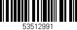 Código de barras (EAN, GTIN, SKU, ISBN): '53512991'