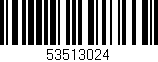 Código de barras (EAN, GTIN, SKU, ISBN): '53513024'