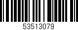 Código de barras (EAN, GTIN, SKU, ISBN): '53513079'