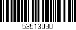 Código de barras (EAN, GTIN, SKU, ISBN): '53513090'