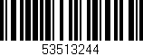 Código de barras (EAN, GTIN, SKU, ISBN): '53513244'