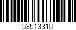 Código de barras (EAN, GTIN, SKU, ISBN): '53513310'