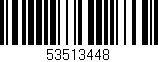 Código de barras (EAN, GTIN, SKU, ISBN): '53513448'