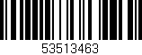 Código de barras (EAN, GTIN, SKU, ISBN): '53513463'