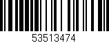 Código de barras (EAN, GTIN, SKU, ISBN): '53513474'