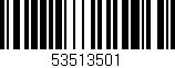 Código de barras (EAN, GTIN, SKU, ISBN): '53513501'