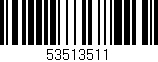 Código de barras (EAN, GTIN, SKU, ISBN): '53513511'
