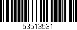 Código de barras (EAN, GTIN, SKU, ISBN): '53513531'