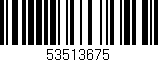 Código de barras (EAN, GTIN, SKU, ISBN): '53513675'