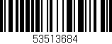 Código de barras (EAN, GTIN, SKU, ISBN): '53513684'
