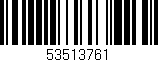 Código de barras (EAN, GTIN, SKU, ISBN): '53513761'