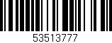Código de barras (EAN, GTIN, SKU, ISBN): '53513777'