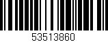 Código de barras (EAN, GTIN, SKU, ISBN): '53513860'