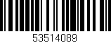 Código de barras (EAN, GTIN, SKU, ISBN): '53514089'