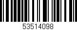 Código de barras (EAN, GTIN, SKU, ISBN): '53514098'