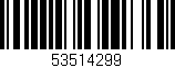 Código de barras (EAN, GTIN, SKU, ISBN): '53514299'