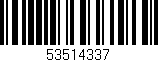 Código de barras (EAN, GTIN, SKU, ISBN): '53514337'