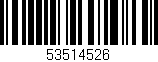 Código de barras (EAN, GTIN, SKU, ISBN): '53514526'
