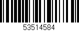Código de barras (EAN, GTIN, SKU, ISBN): '53514584'