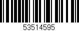 Código de barras (EAN, GTIN, SKU, ISBN): '53514595'