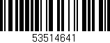 Código de barras (EAN, GTIN, SKU, ISBN): '53514641'