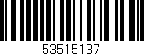 Código de barras (EAN, GTIN, SKU, ISBN): '53515137'