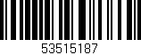 Código de barras (EAN, GTIN, SKU, ISBN): '53515187'