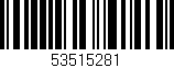 Código de barras (EAN, GTIN, SKU, ISBN): '53515281'