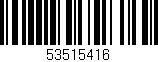 Código de barras (EAN, GTIN, SKU, ISBN): '53515416'