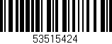 Código de barras (EAN, GTIN, SKU, ISBN): '53515424'