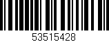 Código de barras (EAN, GTIN, SKU, ISBN): '53515428'