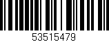 Código de barras (EAN, GTIN, SKU, ISBN): '53515479'