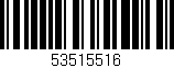 Código de barras (EAN, GTIN, SKU, ISBN): '53515516'