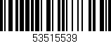 Código de barras (EAN, GTIN, SKU, ISBN): '53515539'