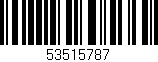 Código de barras (EAN, GTIN, SKU, ISBN): '53515787'