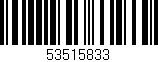 Código de barras (EAN, GTIN, SKU, ISBN): '53515833'