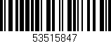 Código de barras (EAN, GTIN, SKU, ISBN): '53515847'