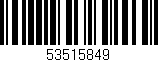 Código de barras (EAN, GTIN, SKU, ISBN): '53515849'