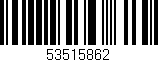 Código de barras (EAN, GTIN, SKU, ISBN): '53515862'