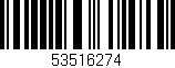 Código de barras (EAN, GTIN, SKU, ISBN): '53516274'