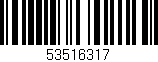 Código de barras (EAN, GTIN, SKU, ISBN): '53516317'