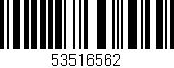 Código de barras (EAN, GTIN, SKU, ISBN): '53516562'