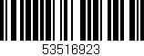 Código de barras (EAN, GTIN, SKU, ISBN): '53516923'