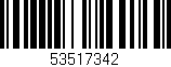 Código de barras (EAN, GTIN, SKU, ISBN): '53517342'